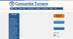 Desktop Screenshot of concordiaturners.org